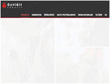 Tablet Screenshot of ozyigittekstil.com